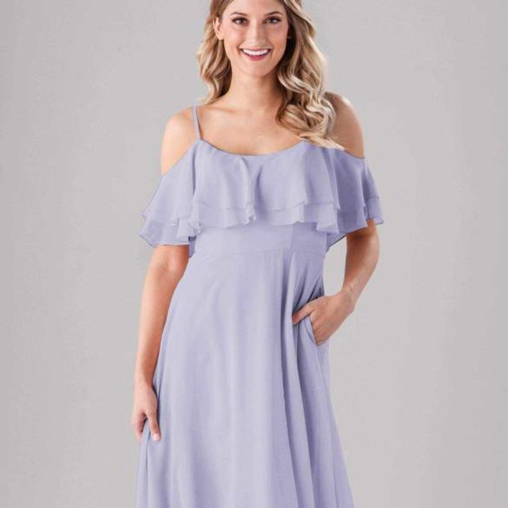 Kennedy Blue Logan Bridesmaid Dress Violet